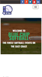 Mobile Screenshot of bluechipsoftball.com